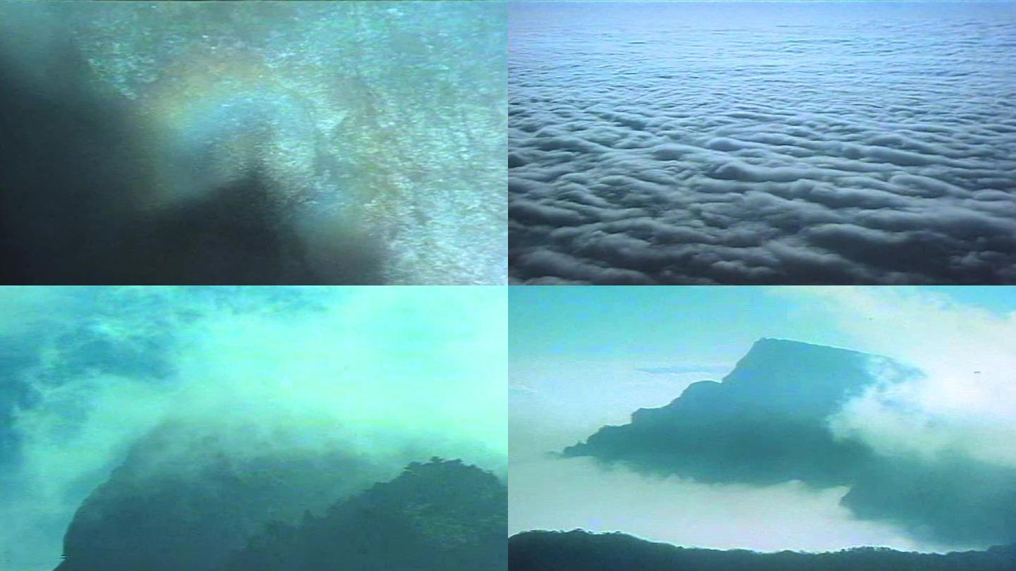 80年代的峨眉山云海影像