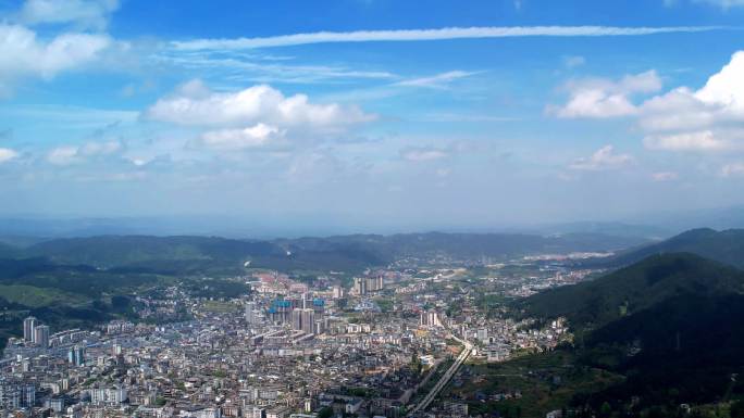 黎平县全景航拍