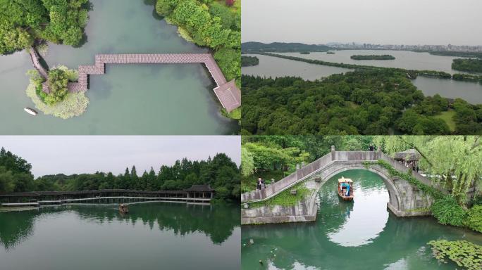 浴鹄湾 霁虹桥 西湖 春天 只此青绿