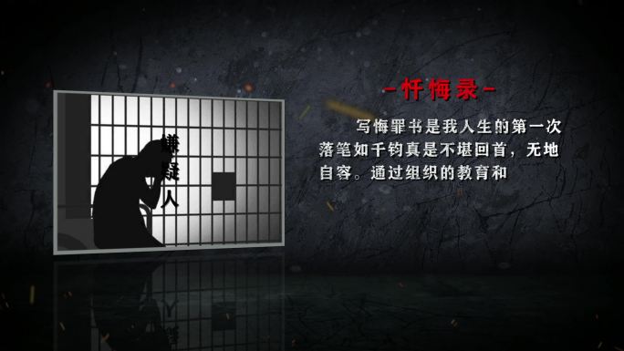 嫌疑人忏悔书