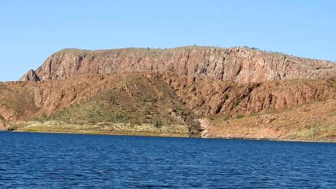 澳大利亚西部的阿盖尔湖。