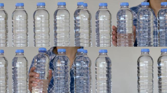 选择一瓶水的女人一瓶水