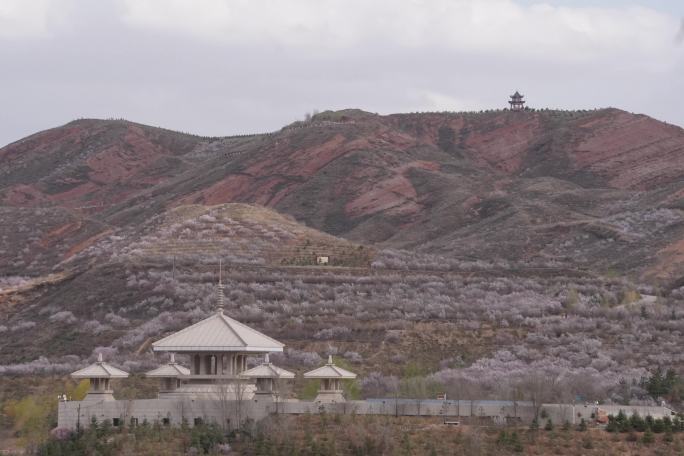 宁夏西吉须弥山石窟延时摄影