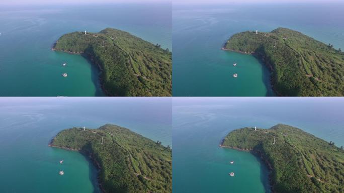 原创 广西北海涠洲岛海滨海景自然风光航拍