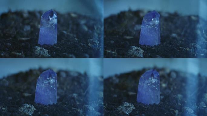 愈合水晶紫水晶。钻石静物宝物