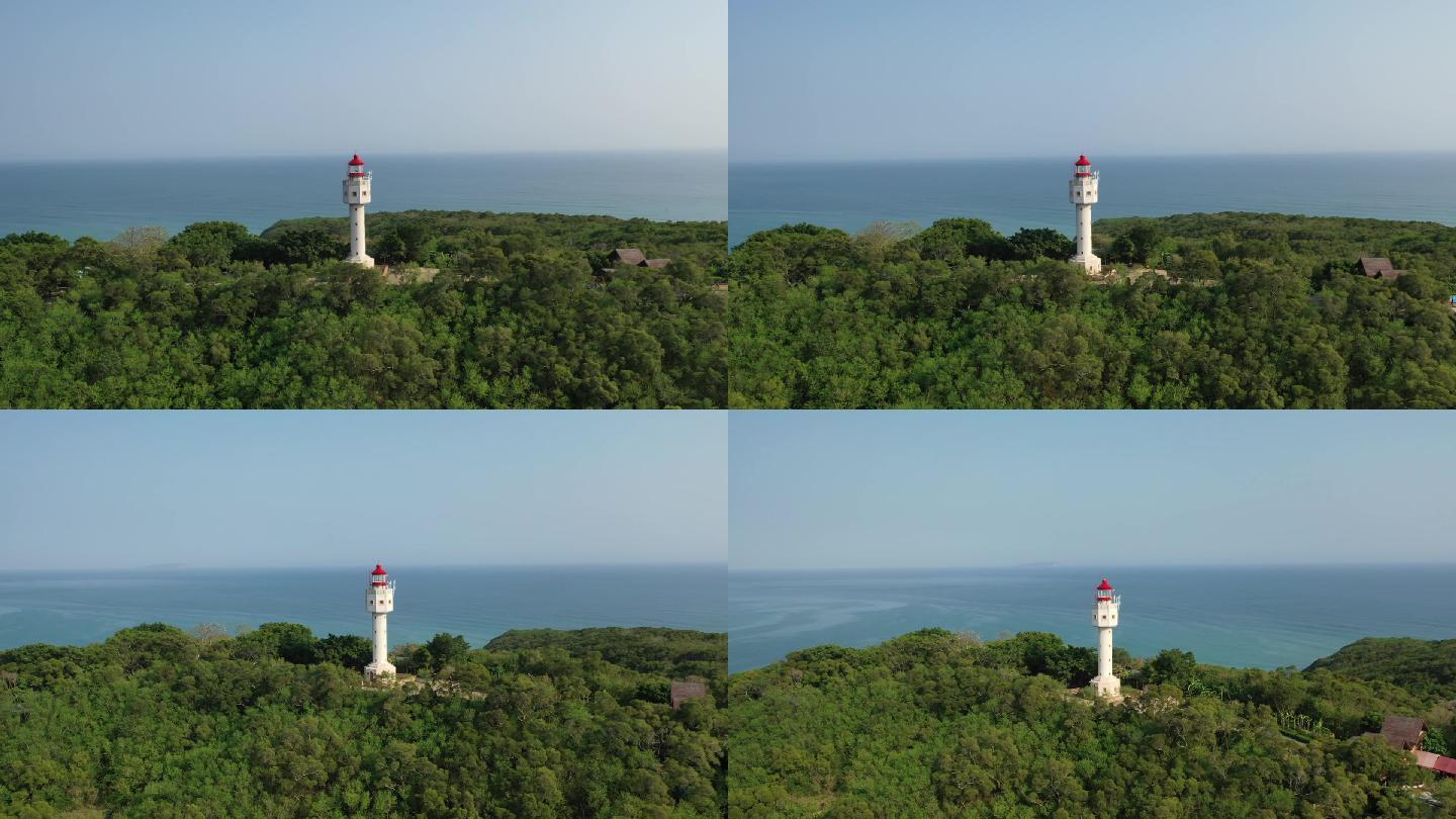 原创 广西北海涠洲岛海滨海景灯塔自然风光