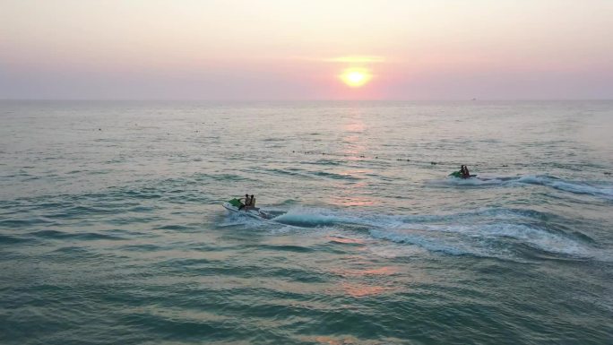 原创 广西北海涠洲岛海滨海景自然风光航拍