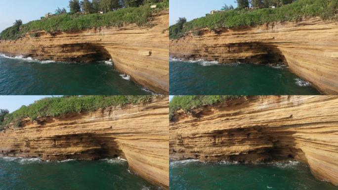 原创 广西北海涠洲岛海滨暮崖海景自然风光