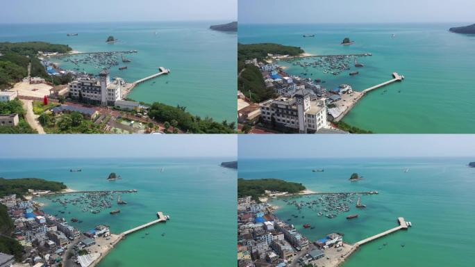 原创 广西北海涠洲岛海滨海景自然风光航拍