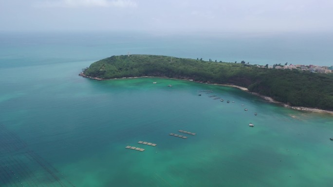 原创 广西北海涠洲岛海滨海景自然风光航拍