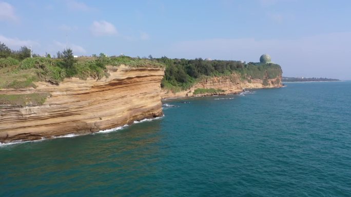 原创 广西北海涠洲岛海滨暮崖海景自然风光