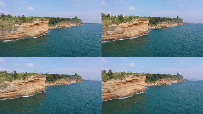 原创 广西北海涠洲岛海滨暮崖海景自然风光