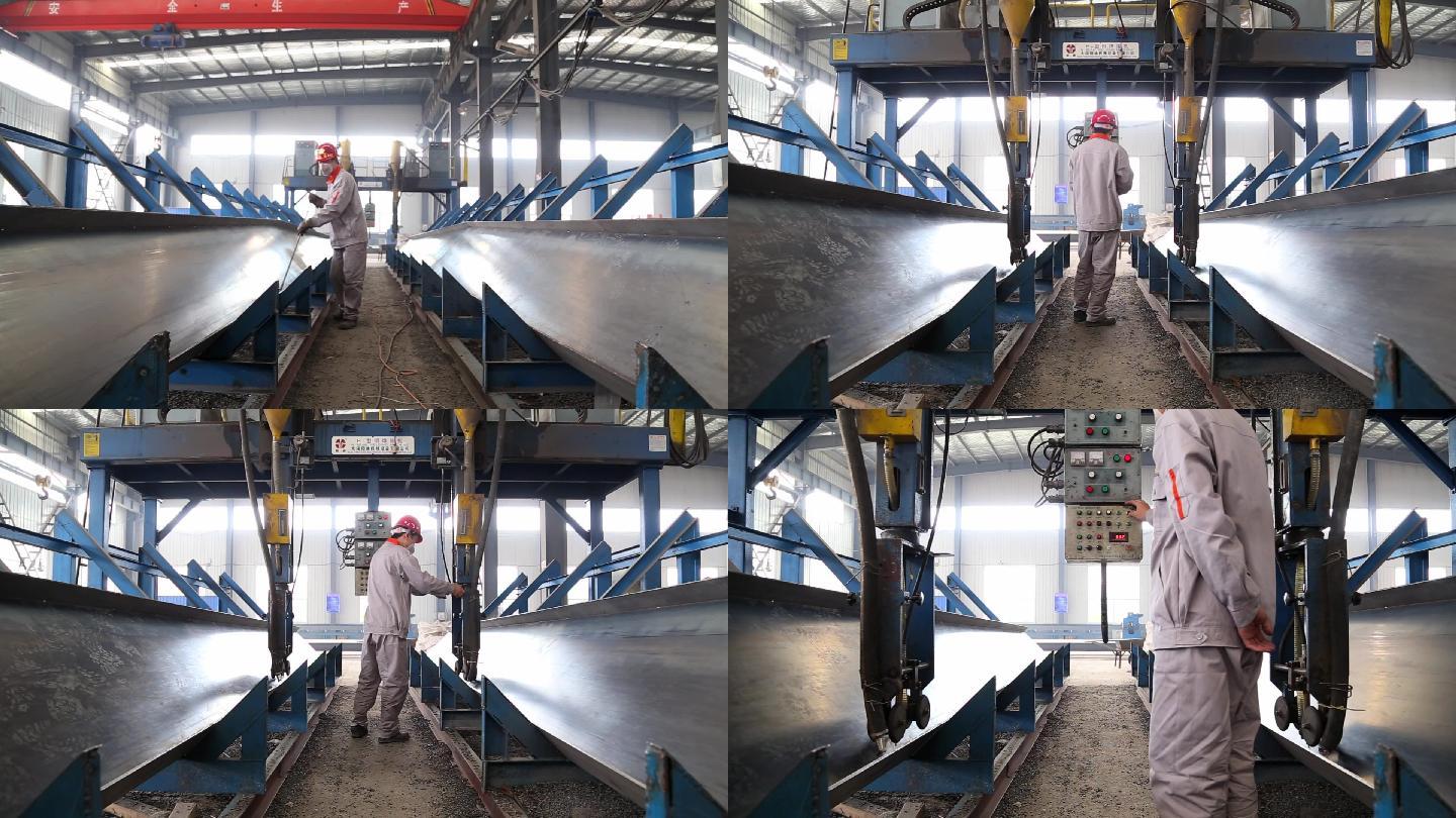 钢结构材料厂产品抛光钢结构建材焊口打磨