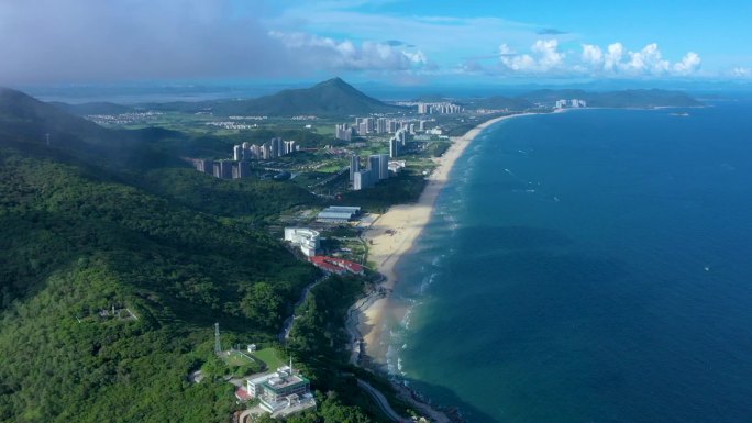 海陵岛 旅游 海边 沿海公路 航拍风景