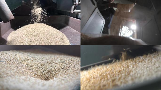 稻米传统机械去壳脱壳