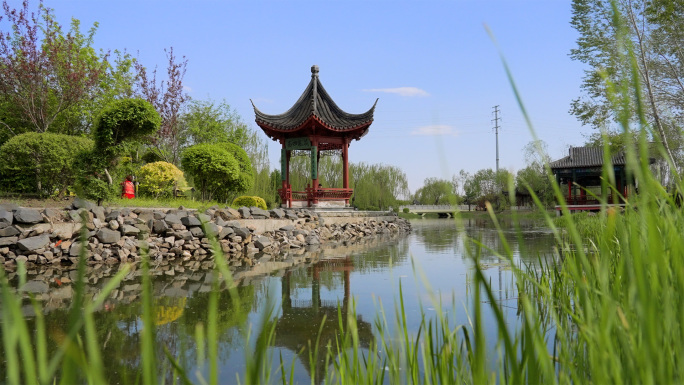 夏日园林景观