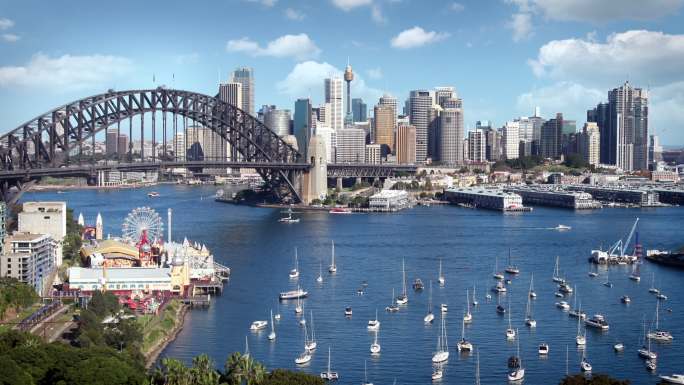 澳大利亚悉尼码头桥梁海港