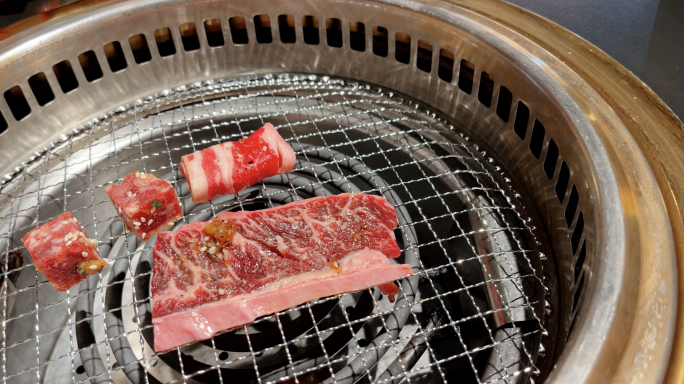 4k 烤肉 日式烤肉烤盘 和牛 日料