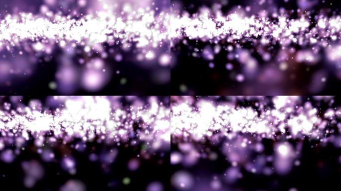 紫色散焦粒子紫色粒子散开