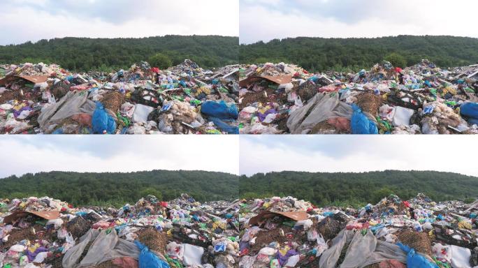 垃圾堆放场大型垃圾堆放垃圾场处理