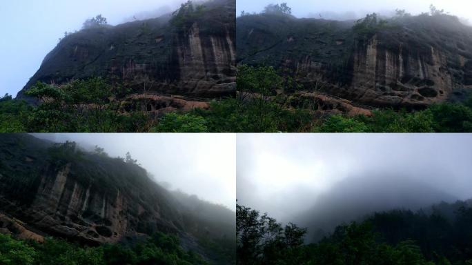 山谷峡谷峡山绿树雾锁鸟语鸟声