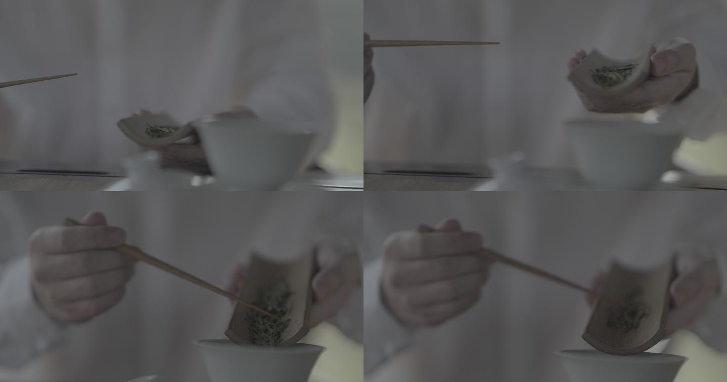 龙井茶 泡茶 素材 茶叶 茶道