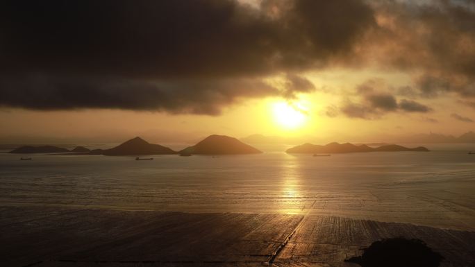 三门湾日出