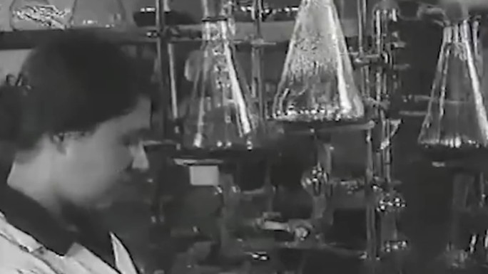 60年代西方欧洲化学实验仪器试管药品研究