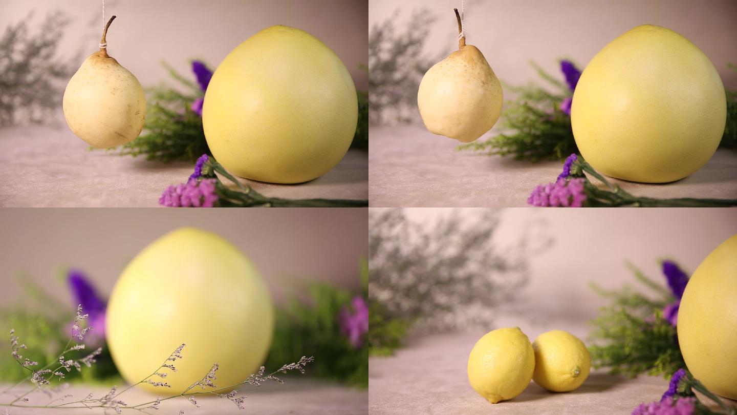 【镜头合集】水果柚子葡萄柚  (2)