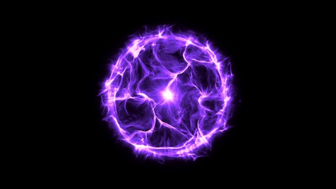 能量或等离子球新紫色
