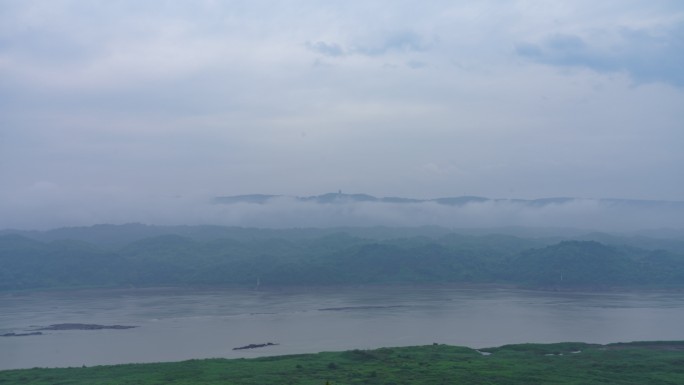 山间云雾延时 风景旅游自然 大山云延时