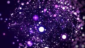 led紫色星光穿梭飞行视频素材