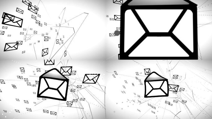 电子邮件网络动画电子邮件网络动画