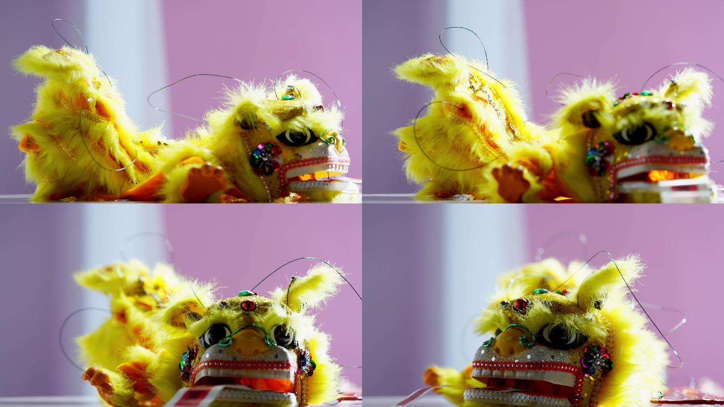 玩具中国传统舞狮工艺品礼物