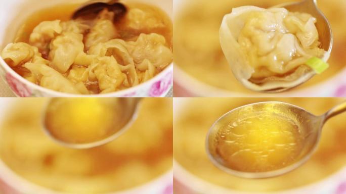 中国传统美食馄炖素材