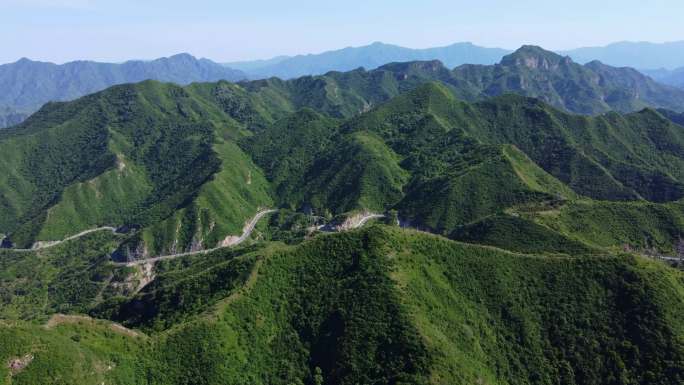 [4K]航拍素材.北京北齐岭盘山路