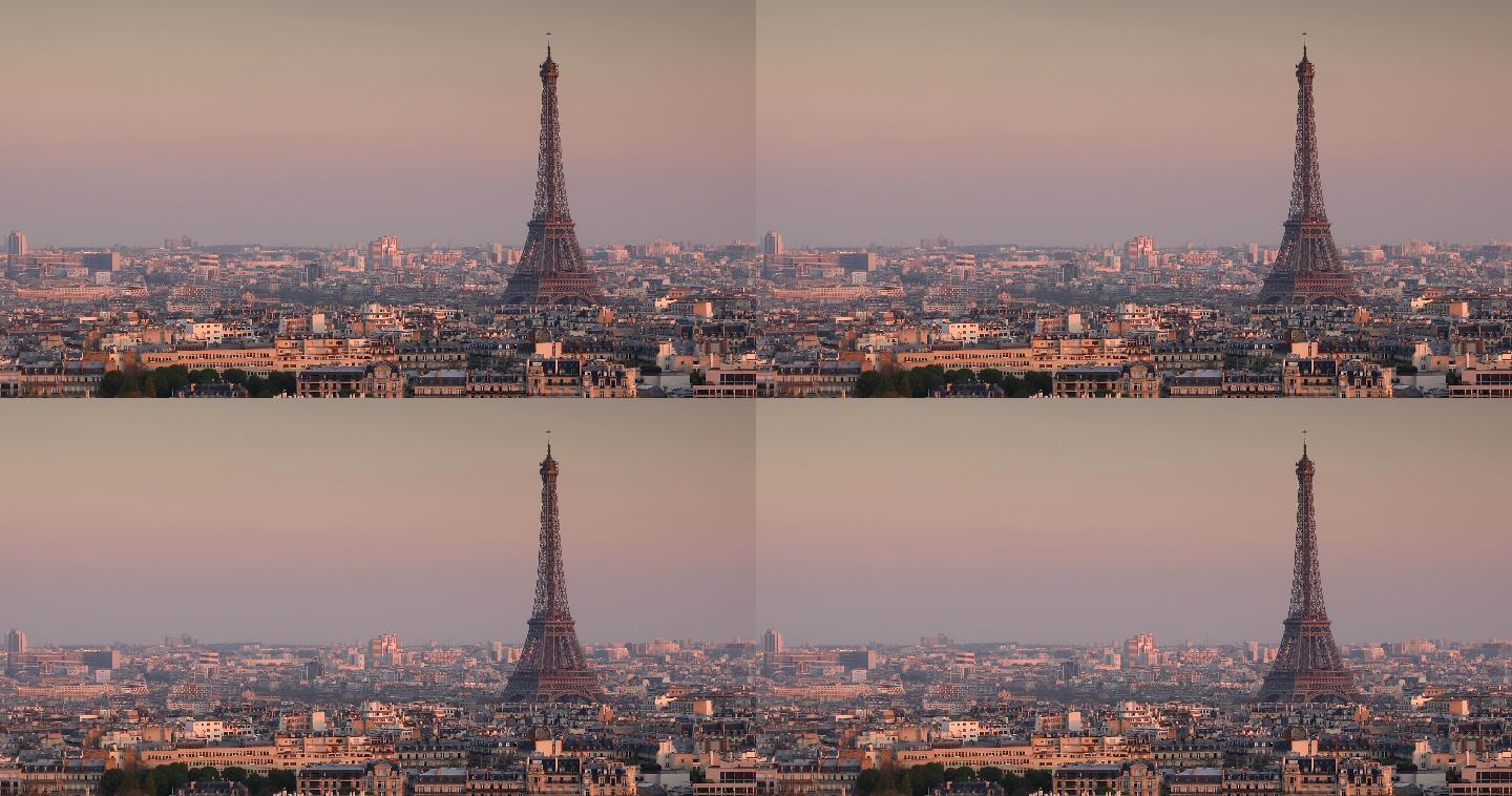 巴黎埃菲尔铁塔视图