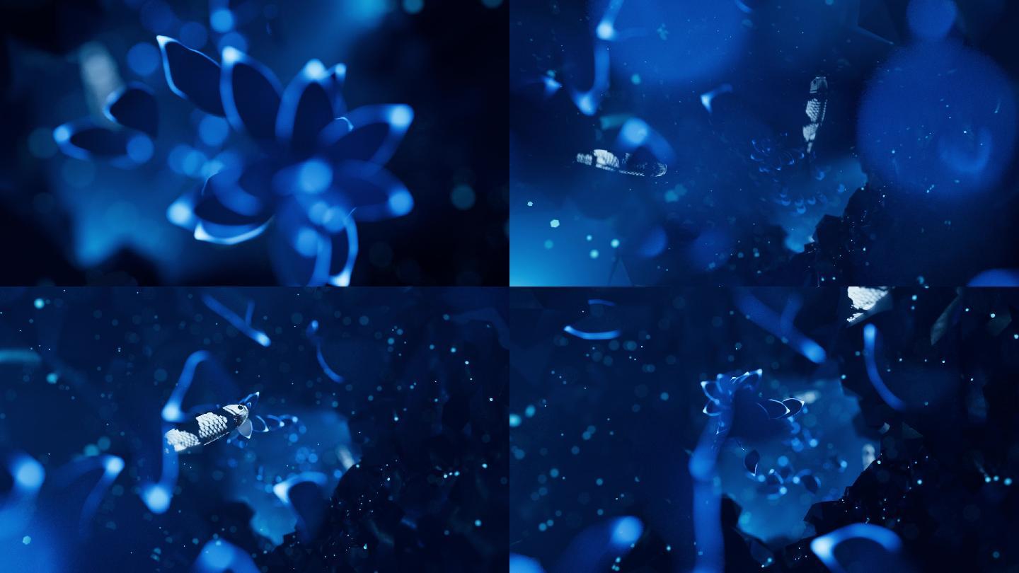 蓝莲花洞环创意水下世界