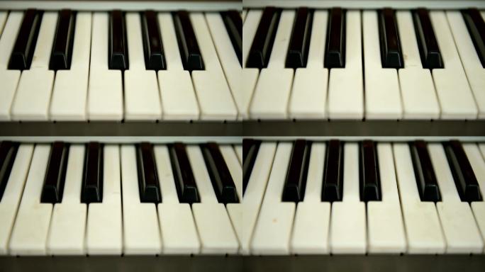 钢琴键盘钢琴黑键白键