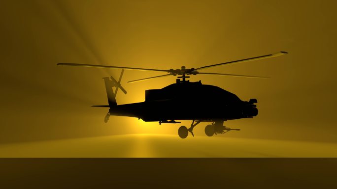 起飞军用直升机军用直升机