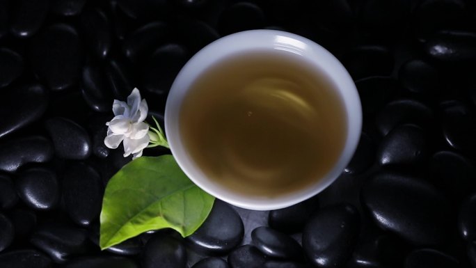 中国茶文化茶道茉莉花茶唯美意境中国风