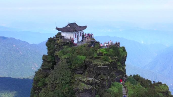 贵州梵净山高清航拍