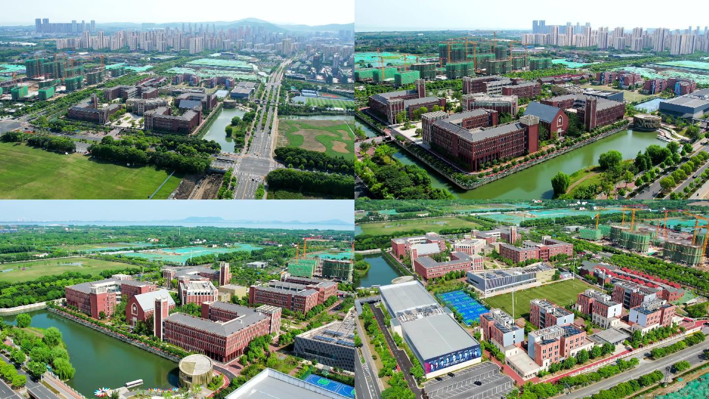 无锡南外国王学校航拍