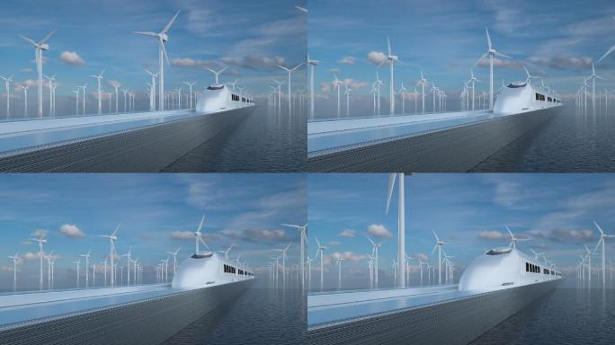 海上风能 清洁能源和未来高速列车