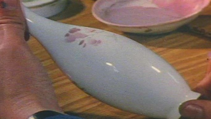 80年代的景德镇瓷器制作影像