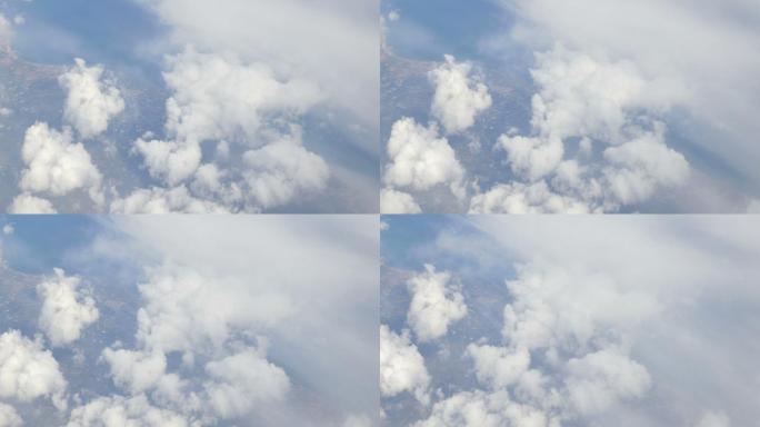 4公里高空云层拍摄