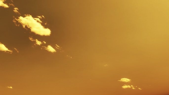 【HD天空】金色少云净空云朵慢云阳光白云