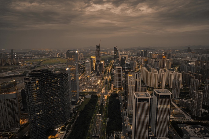 钱江世纪城夜景延时