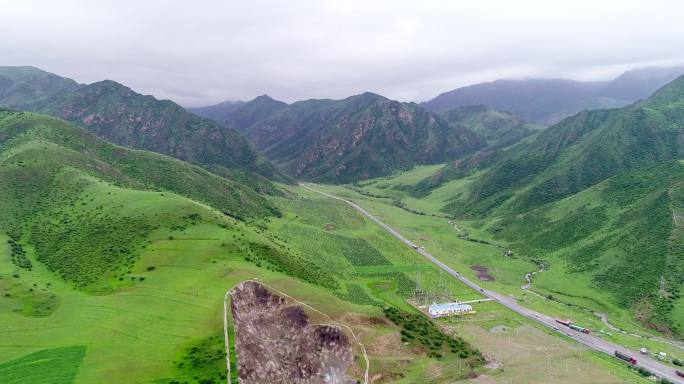 高原山区地貌交通和水利工程