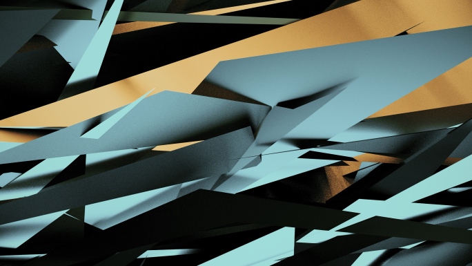 【4K时尚背景】碎片光影炫酷异形抽象几何
